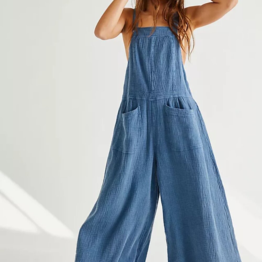 Free People Cyprus Ave Overalls XS Dried Currant RARE rose color